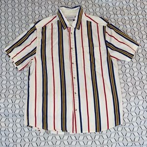 mens urban outfitters short sleeve button down